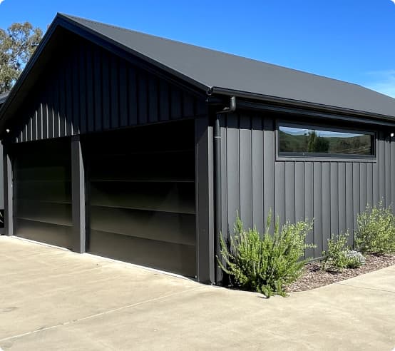 Shed with colorbond Shed with colorbond sheeting